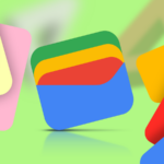 Logotipo da Carteira virtual do Google com uma etiqueta vermelha