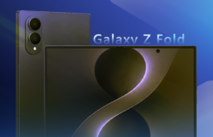 O vazamento do Galaxy Z Fold 8 Wide revela a resposta da Samsung ao problema dobrável da Apple Três smartphones dobráveis da Huawei, Apple e Samsung flutuando sobre um fundo azul.