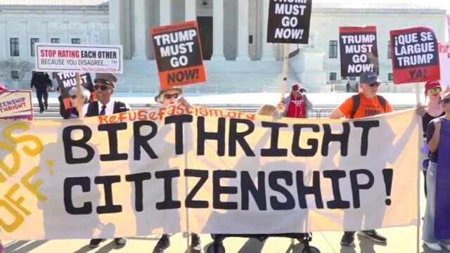 A Suprema Corte parece provavelmente rejeitar o limite de cidadania de nascença de Trump
