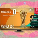 A TV Mini-LED ULED 4K Hisense Classe U8 de 85 polegadas atinge preço recorde na Amazon – economize US $ 700 agora