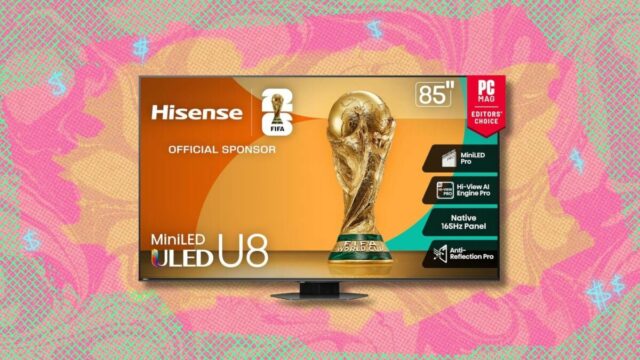 A TV Mini-LED ULED 4K Hisense Classe U8 de 85 polegadas atinge preço recorde na Amazon – economize US $ 700 agora
