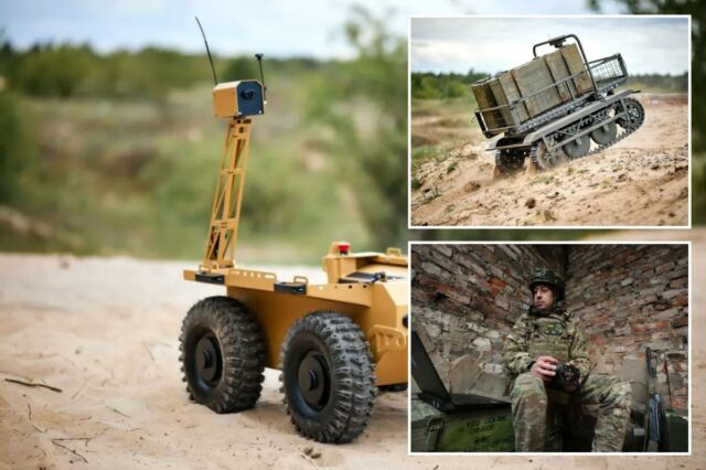 A Ucrânia usou operações recordes de 7 mil robôs para combater os russos em um único mês – já que a linha de frente agora se assemelha à cena de ‘Exterminador do Futuro’
