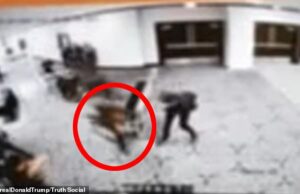 A bala que atingiu o agente do Serviço Secreto no Jantar dos Correspondentes da Casa Branca ‘foi desviada pelo seu TELEFONE’ Imagens de vigilância angustiantes capturaram o momento em que Allen passou pela segurança no jantar dos correspondentes da Casa Branca