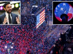 A bola cai na Times Square para comemorar o 250º aniversário dos EUA ainda daqui para frente – mas ‘não haverá evento público’ A bola cai na Times Square para comemorar o 250º aniversário dos EUA ainda daqui para frente - mas 'não haverá evento público'