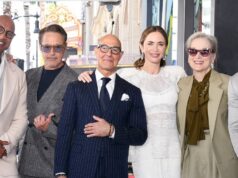 A cerimônia da Calçada da Fama de Emily Blunt e Stanley Tucci foi um caso de família e repleto de estrelas A cerimônia da Calçada da Fama de Emily Blunt e Stanley Tucci foi repleta de estrelas.