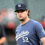 Gerrit Cole #45 of the New York Yankees