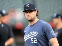 A curiosa atualização de Gerrit Cole dos Yankees após a problemática estreia Double-A Gerrit Cole #45 of the New York Yankees