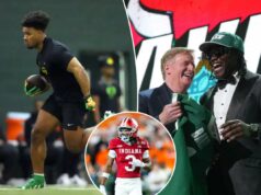 A enorme mudança de estratégia dos Jets fica clara no draft da NFL, já que a maior decisão se aproxima no futuro A enorme mudança de estratégia dos Jets fica clara no draft da NFL, já que a maior decisão se aproxima no futuro