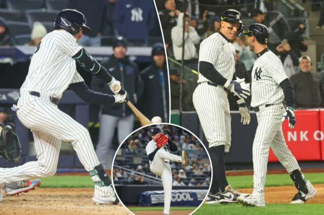 A escalação diversificada dos Yankees compensa o primeiro erro de arremesso na vitória selvagem sobre o Marlins
