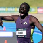 A estrela adolescente do sprint Gout Gout vence os 200 m em impressionantes 19,67 segundos no Campeonato Australiano de Atletismo