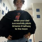 A filha do piloto Artemis II da NASA, Victor Glover, se tornou viral no TikTok enquanto comemora a missão lunar de seu pai