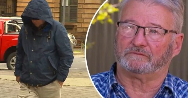 A frustração do sobrevivente como um dos pedófilos mais notórios Andrew McIntyre