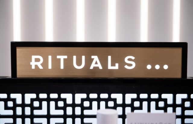 The logo of the Rituals company, taken at a Douglas store on Jungfernstieg.