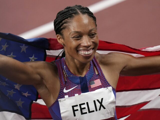 A grande estrela do atletismo Allyson Felix pretende competir nos Jogos de Los Angeles de 2028
