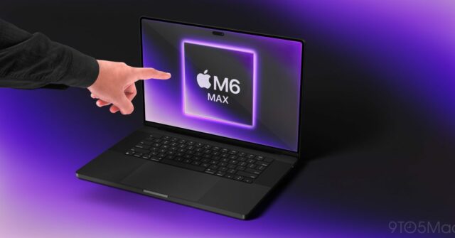Maquete do MacBook Pro com tela sensível ao toque