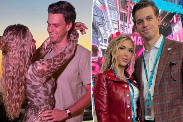 A herdeira do Kansas City Chiefs, Gracie Hunt, fica noiva do filho de um ex-jogador da NFL
