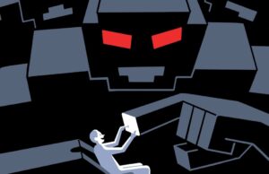 A história por trás da impressionante capa do pesadelo tecnológico dos nova-iorquinos A capa de 13 de abril de 2026 de