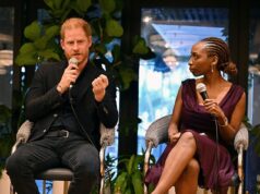 A instituição de caridade Sentebale do príncipe Harry, que ele co-fundou em homenagem à sua mãe, a princesa Diana, está processando-o por difamação no Tribunal Superior Príncipe Harry fala em evento com Sophie Chandauka nos momentos mais felizes