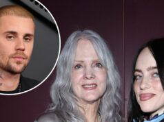 A mãe de Billie Eilish agradece a Justin Bieber por fazer uma serenata para ela no Coachella 2026 A mãe de Billie Eilish agradece a Justin Bieber por fazer uma serenata para ela no Coachella 2026