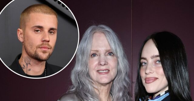 A mãe de Billie Eilish agradece a Justin Bieber por fazer uma serenata para ela no Coachella 2026
