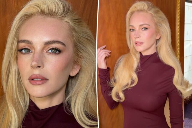 A maquiadora de Lindsay Lohan está ‘abalada’ com essa combinação Um delineador labial Merit em caixa dourada com a tampa removida, expondo uma ponta marrom.