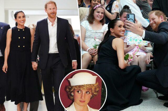 A primeira parada de Meghan Markle e Príncipe Harry na turnê da falsa realeza pela Austrália tem uma conexão especial com a Princesa Diana
