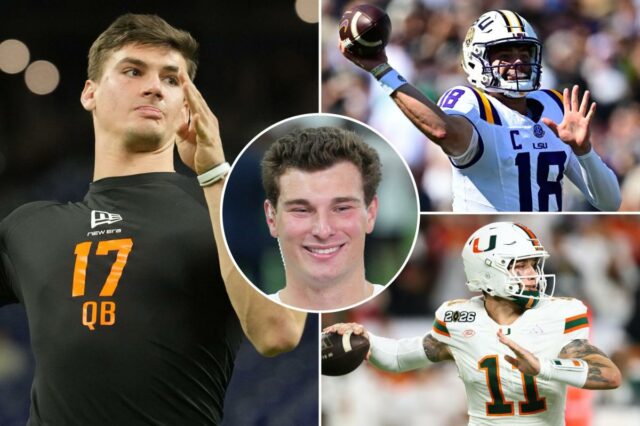 A questão do quarterback que pode acabar moldando o Draft da NFL deste ano
