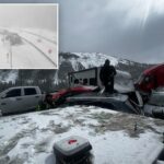 A rodovia do Colorado se transforma em caos após um enorme engavetamento de 75 veículos em meio a um inverno perigoso