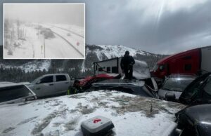 A rodovia do Colorado se transforma em caos após um enorme engavetamento de 75 veículos em meio a um inverno perigoso A rodovia do Colorado se transforma em caos após um enorme engavetamento de 75 veículos em meio a um inverno perigoso