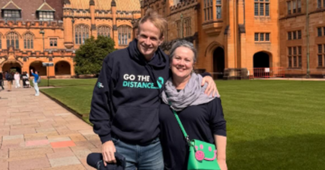 Professor Richard Scolyer com sua esposa, Dra. Katie Nicoll.