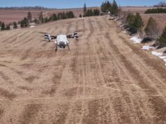 A semeadura com drones dá aos agricultores do PEI uma vantagem na temporada A semeadura com drones dá aos agricultores do PEI uma vantagem na temporada