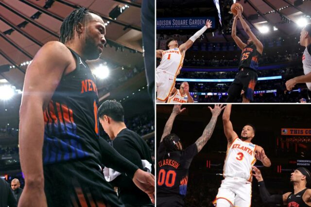 A superpotência dos Knicks no quarto trimestre desapareceu no pior momento possível – e agora é uma série com os Hawks
