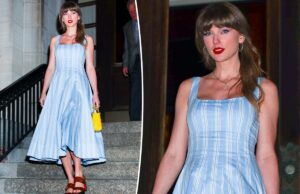 A surpreendente combinação de roupas de Taylor Swift pode na verdade ser uma mensagem secreta A surpreendente combinação de roupas de Taylor Swift pode na verdade ser uma mensagem secreta