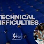 A transmissão do jogo Hornets-Heat pelo Prime Video foi interrompida por quase dois minutos.