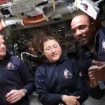 A tripulação do Artemis II entregou uma mensagem de Páscoa no domingo.