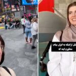 A vil enfermeira de Nova York que fez um discurso anti-semita demente na Times Square viajou para o Irã em uma viagem de propaganda