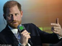 AMANDA PLATELL: ‘Ainda sou da realeza’ Harry encontrou uma nova maneira de atormentar seu pai. Ele não é apenas iludido e estúpido, ele é perigoso… Assistindo o Príncipe Harry discursar no Fórum de Segurança de Kiev em uma visita secreta, eu não tinha certeza se deveria rir ou chorar, escreve Amanda Platell. Ele disse com toda solenidade: 'Não estou aqui como político.'