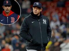 Aaron Boone, dos Yankees, teve uma ‘conversa muito boa’ com Alex Cora após a demissão do Red Sox O técnico dos Yankees, Aaron Boone, conversou com Alex Cora depois que o Red Sox o demitiu no sábado.