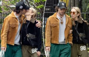 Aaron Taylor-Johnson, 35, e sua esposa Sam, 59, têm um raro momento de PDA em um passeio por Londres Aaron Taylor-Johnson, 35, e sua esposa Sam, 59, têm um raro momento de PDA em um passeio por Londres