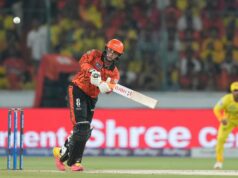 Abhishek Sharma marca seu IPL cinquenta mais rápido na competição contra Chennai Super Kings Abhishek Sharma marca seu IPL cinquenta mais rápido na competição contra Chennai Super Kings