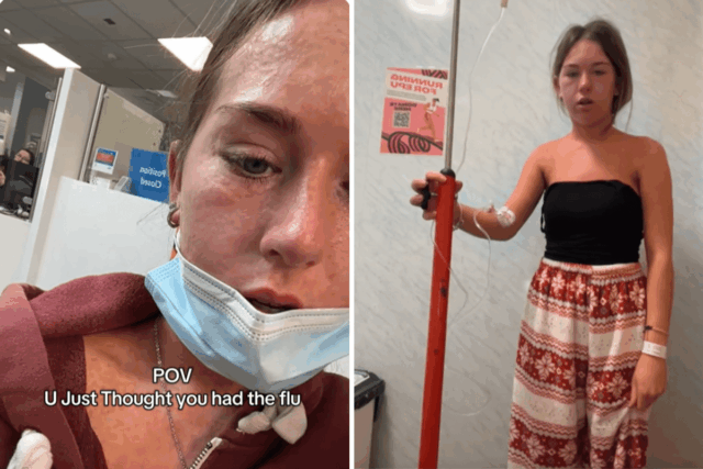 Achei que tinha acabado de pegar uma gripe - então notei uma erupção na pele por todo o meu corpo
