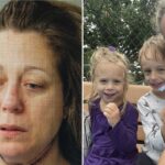 Ella MacAusland e Kai MacAusland com sua mãe, Janette MacAusland.