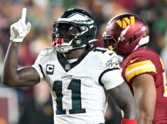Adam Schefter revela novos detalhes do potencial comércio Eagles-Patriots AJ Brown Philadelphia Eagles WR A.J. Brown