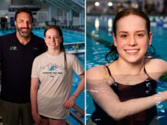 Adolescente perto da meta de US$ 100 mil para levar aulas de natação gratuitas para centenas de crianças de Nova York Adolescente perto da meta de US$ 100 mil para levar aulas de natação gratuitas para centenas de crianças de Nova York