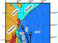 África está a dividir-se em DOIS: Cientistas descobrem uma enorme fronteira tectónica sob Moçambique e Tanzânia Cientistas descobriram uma enorme falha geológica ‘fóssil’ que se estende por 310 milhas (500 km), que pode ter sido o local onde Madagascar se separou da Tanzânia