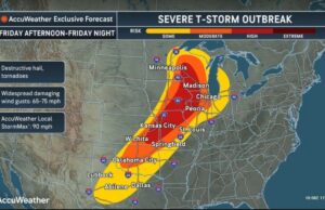 Alerta de ‘tempestades destrutivas’ após 37 relatos de tornados em 3 dias Alerta de 'tempestades destrutivas' após 37 relatos de tornados em 3 dias