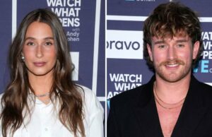 Amanda Batula e West Wilson Pack no PDA no Kiss Cam no Yankees Game Explicação dos rumores do triângulo amoroso de Ciara Miller, Amanda Batula e West Wilson