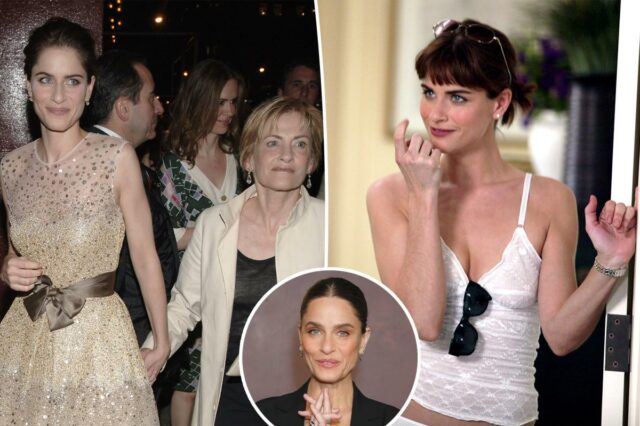 Amanda Peet diz que os pais compararam seus sonhos de Amanda Peet diz que os pais compararam seus sonhos de atuar a ser uma ‘prostituta’