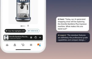 Amazon lança uma experiência de perguntas e respostas de áudio com tecnologia de IA nas páginas de produtos Amazon lança uma experiência de perguntas e respostas de áudio com tecnologia de IA nas páginas de produtos