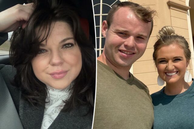 Amy Duggar critica as ligações do primo Joseph para a Amy Duggar critica as ligações do primo Joseph para a prisão com sua esposa, Kendra: 'Você ouviu isso?'